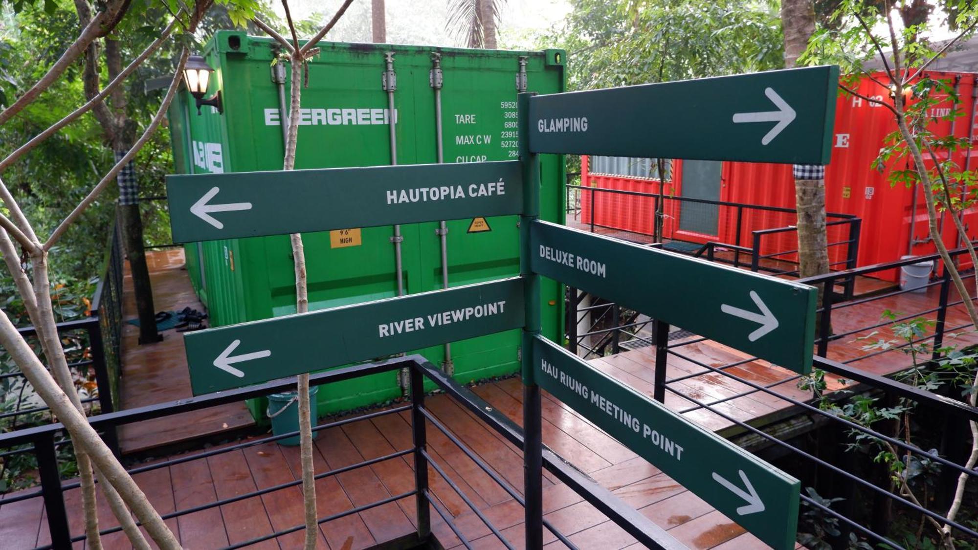 Hau Eco Lodges Citumang Pangandaran Exterior foto